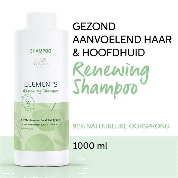 Grote foto elements renewing shampoo 1000 ml kleding dames sieraden