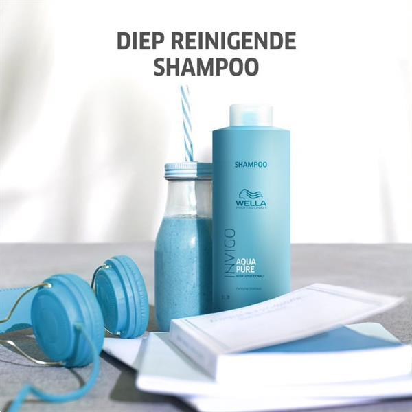 Grote foto invigo balance aqua pure purifying shampoo 1000 ml kleding dames sieraden