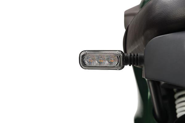 Grote foto super soco tc wanderer elektrische scooter groen bij centr fietsen en brommers scooters