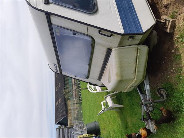 Grote foto caravan adria 350tl 1986 met nieuwe dissel front caravans en kamperen caravans