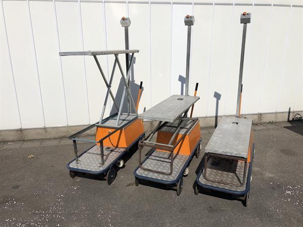 Grote foto berg electro buisrailwagen met mechanische schaar 42 5 cm spoor agrarisch tuinbouw