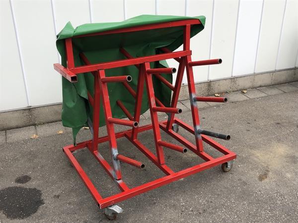 Grote foto folie rollen voorraadwagen voor rollen folie agrarisch tuinbouw