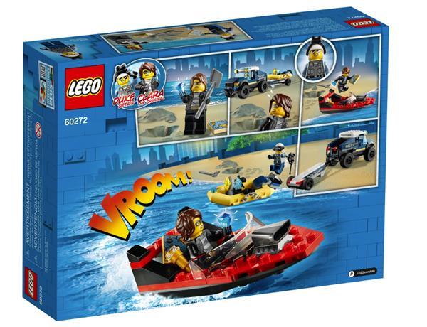 Grote foto lego city 60272 elite politieboot transport kinderen en baby duplo en lego