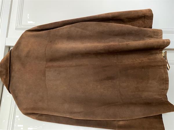Grote foto herenjasje bruin suede maat 58 kleding heren jassen zomer
