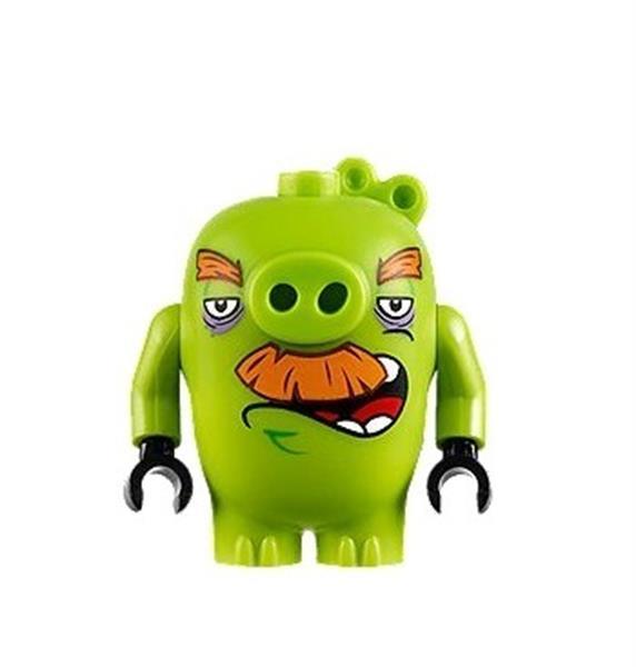 Grote foto angry birds 75826 het kasteel van koning pig kinderen en baby duplo en lego