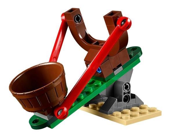 Grote foto angry birds 75826 het kasteel van koning pig kinderen en baby duplo en lego