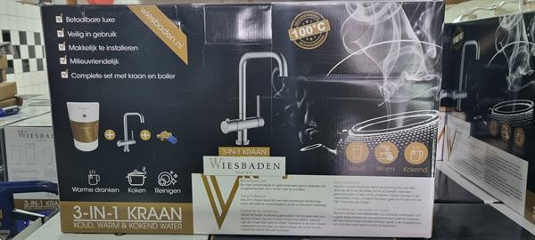 Grote foto nieuw 3 in 1 kraan..koud warm en kokend water witgoed en apparatuur waterkokers