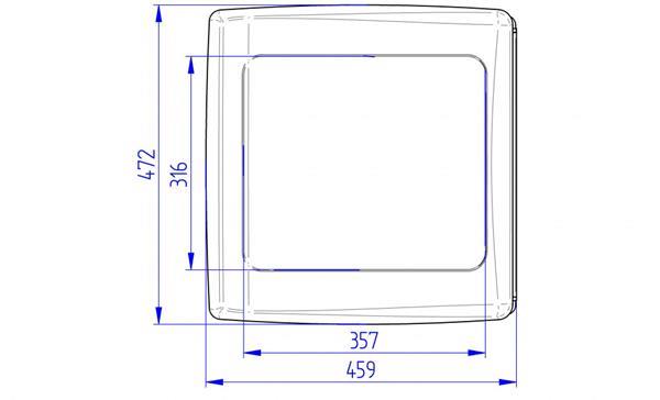 Grote foto thule vent 12v doorschijnend caravans en kamperen caravan accessoires