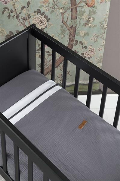 Grote foto dekbedovertrek breeze stonegreen 100x135cm baby only kinderen en baby complete kinderkamers