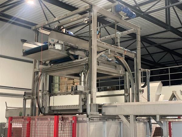 Grote foto burg onderwater kistenvuller voor appels en peren agrarisch tuinbouw