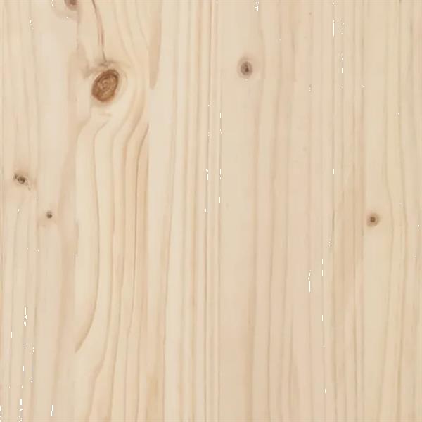 Grote foto vidaxl bedframe massief hout 135x190 cm 4ft6 double huis en inrichting bedden