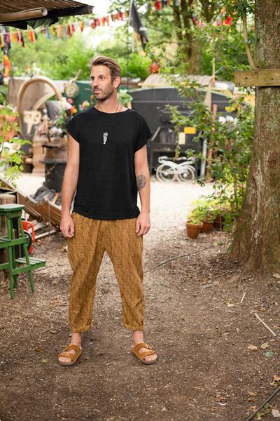 Grote foto harembroek loose pant organic kleding heren broeken