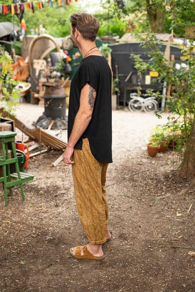 Grote foto harembroek loose pant organic kleding heren broeken