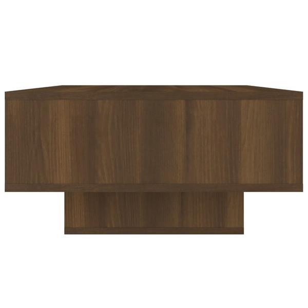 Grote foto vidaxl salontafel 105x55x32 cm bewerkt hout bruineikenkleuri huis en inrichting eettafels
