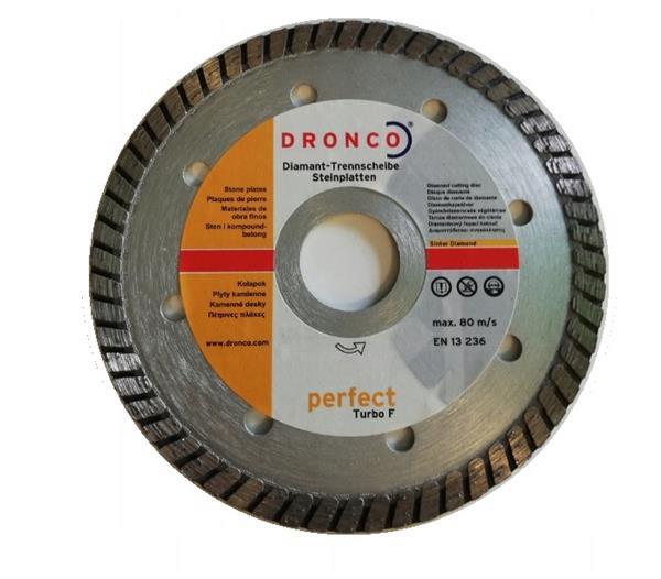 Grote foto dronco perfect turbo diamantschijf 115 mm x 22 23 mm doe het zelf en verbouw gereedschappen en machines