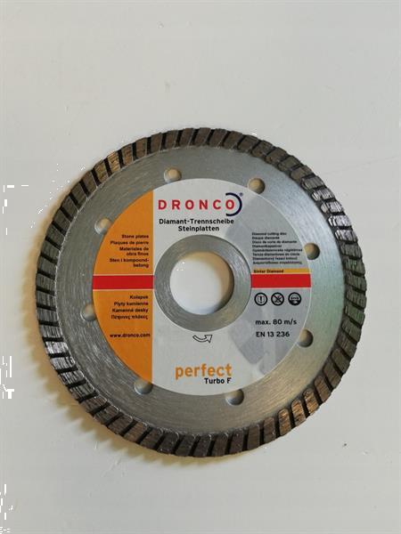 Grote foto dronco perfect turbo diamantschijf 115 mm x 22 23 mm doe het zelf en verbouw gereedschappen en machines