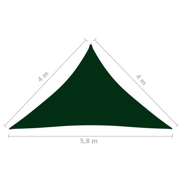 Grote foto vidaxl voile de parasol tissu oxford triangulaire 4x4x5 8 m tuin en terras overige tuin en terras