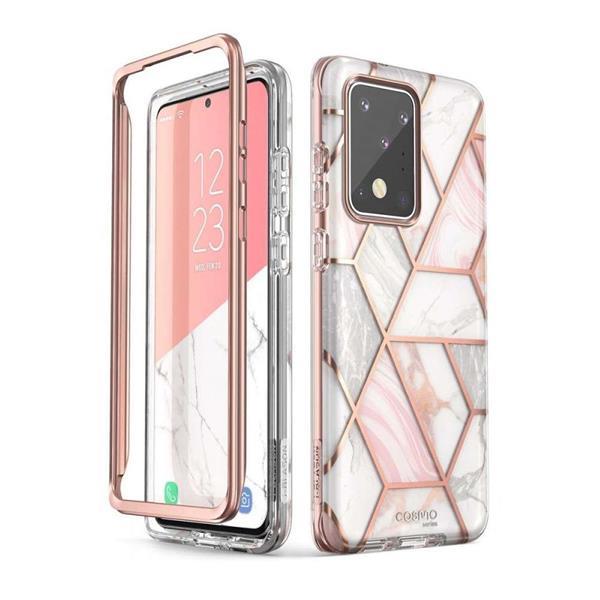 Grote foto supcase cosmo samsung galaxy s20 ultra hoesje marble telecommunicatie samsung