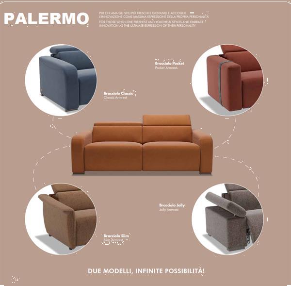 Grote foto palermo italiaanse hoek slaapbank met open einde huis en inrichting bankstellen