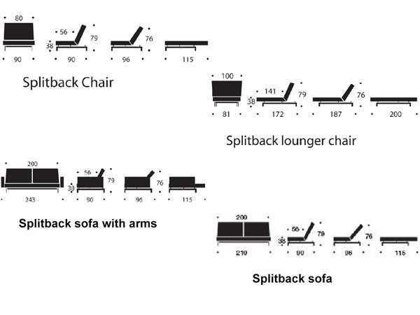 Grote foto innovation fauteuil splitback huis en inrichting bankstellen