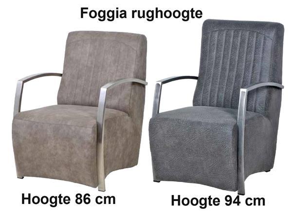 Grote foto foggia industri le armfauteuil in leer huis en inrichting stoelen