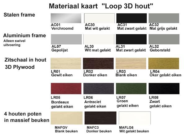 Grote foto loop italiaanse design eetkamerstoel hout met armen van infi huis en inrichting stoelen