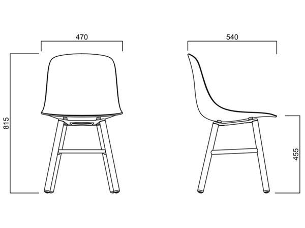 Grote foto pure loop binuance infiniti retro design eetkamerstoel met h huis en inrichting stoelen