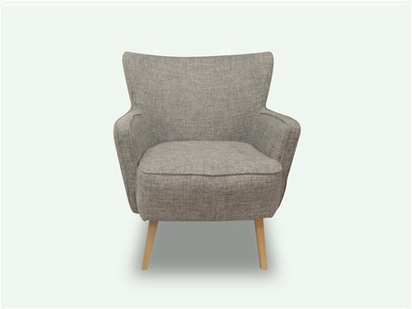 Grote foto bergamo fauteuil uitgevoerd in stof huis en inrichting stoelen