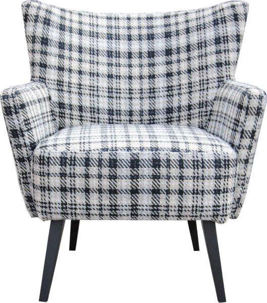 Grote foto bergamo retro arm fauteuil uitgevoerd in stof huis en inrichting stoelen
