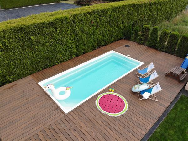 Grote foto polyester zwembad glasvezel zwembaden 6 50m tuin en terras zwembaden toebehoren