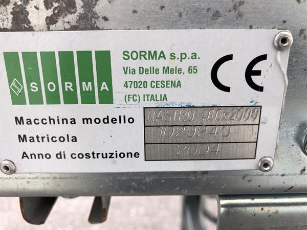 Grote foto sorma nastro transportband 195 x 40 cm agrarisch transportbanden