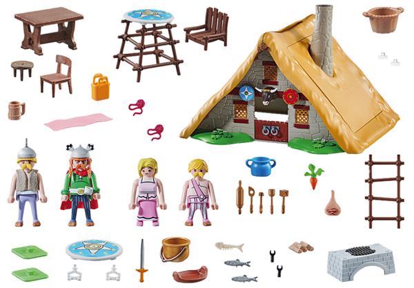 Grote foto playmobil ast rix 70932 hut van hero x kinderen en baby duplo en lego