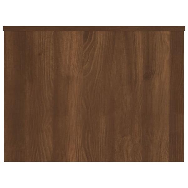 Grote foto vidaxl salontafel 80x55 5x41 5 cm bewerkt hout bruineikenkle huis en inrichting eettafels