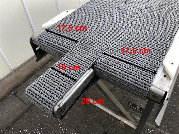 Grote foto br el plastic belt conveyor agrarisch transportbanden