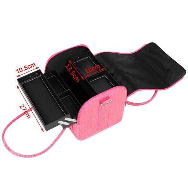 Grote foto beautycase nagelkoffer kapperskoffer manicure koffer beauty en gezondheid make up sets