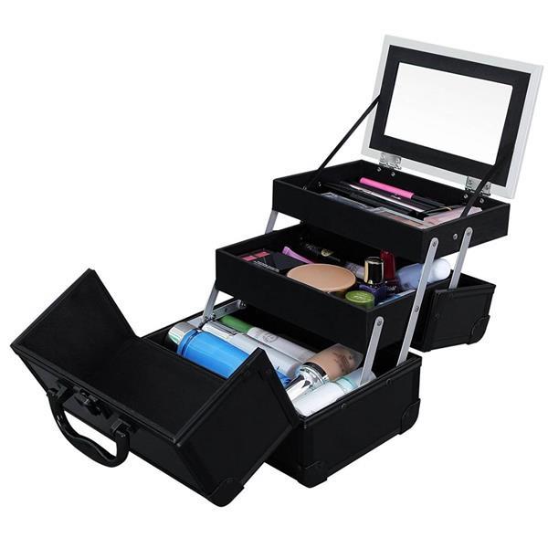 Grote foto cosmeticakoffer makeup koffer multikoffer 24 x 19 x 17 cm beauty en gezondheid make up sets