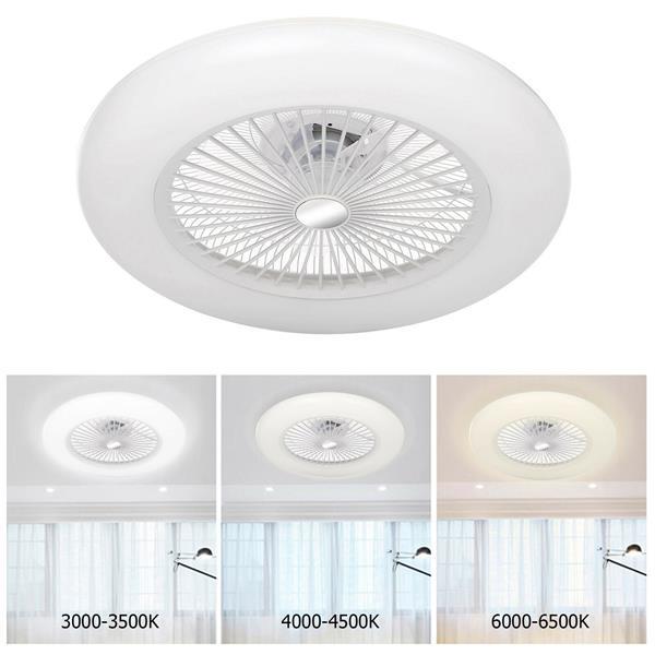 Grote foto led plafondlamp met ventilator en afstandsbediening huis en inrichting overige