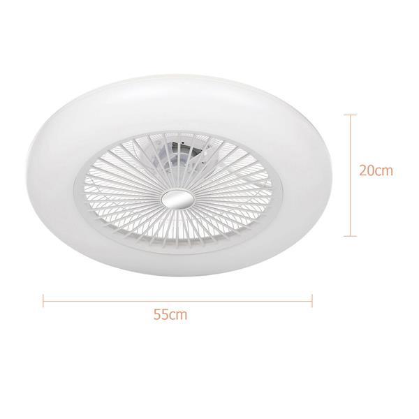 Grote foto led plafondlamp met ventilator en afstandsbediening huis en inrichting overige