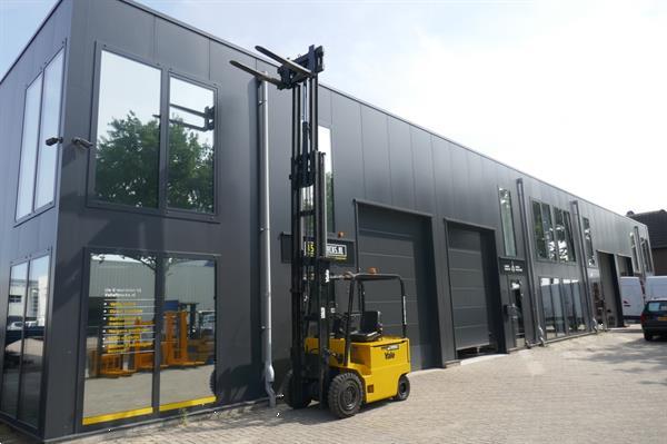 Grote foto vs 20863 elektrische triplex heftruck yale erp25 sideshift freelift agrarisch heftrucks