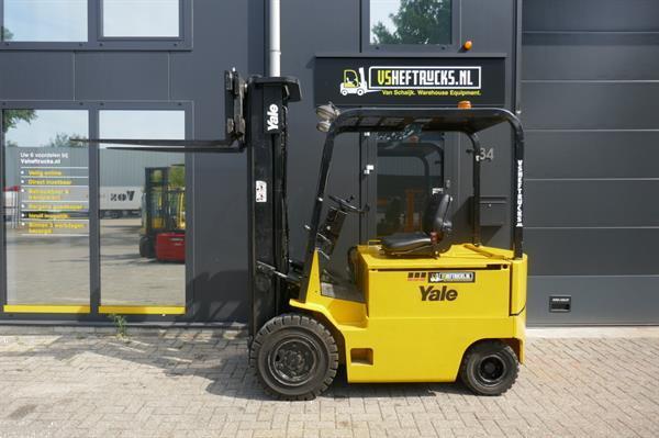 Grote foto vs 20863 elektrische triplex heftruck yale erp25 sideshift freelift agrarisch heftrucks