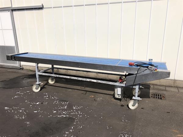 Grote foto transportband 400 x 61 cm rvs agrarisch transportbanden