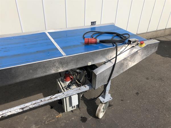 Grote foto transportband 400 x 61 cm rvs agrarisch transportbanden
