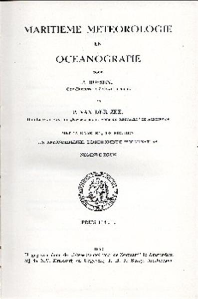 Grote foto maritieme meteorologie en oceanografie 1952 boeken studieboeken