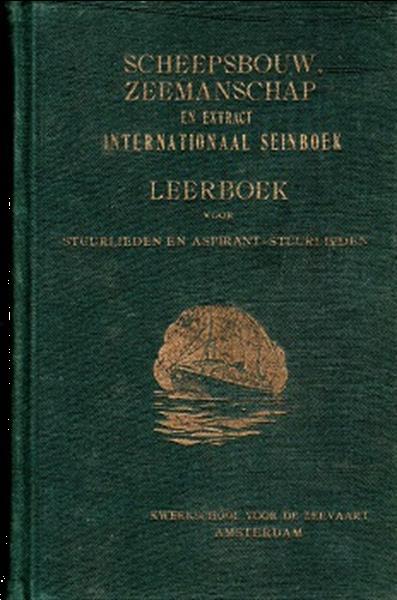 Grote foto scheepsbouw zeemanschap intern. seinboek 1947 boeken studieboeken