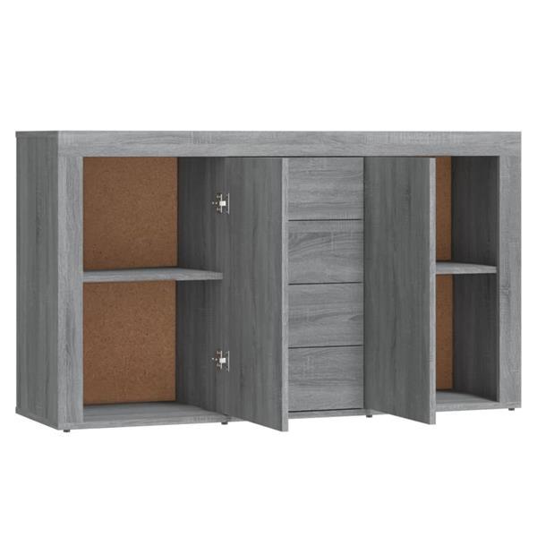 Grote foto vidaxl dressoir 120x36x69 cm bewerkt hout grijs sonoma eiken huis en inrichting overige