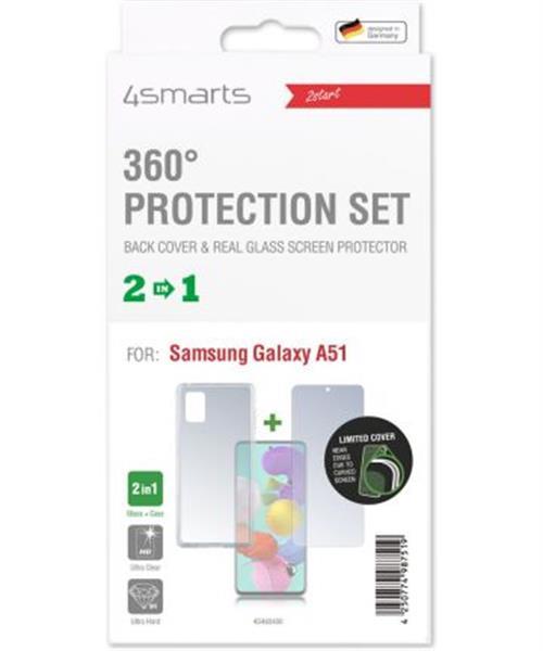 Grote foto 4smarts 360 limited protection set samsung galaxy a51 trans telecommunicatie samsung