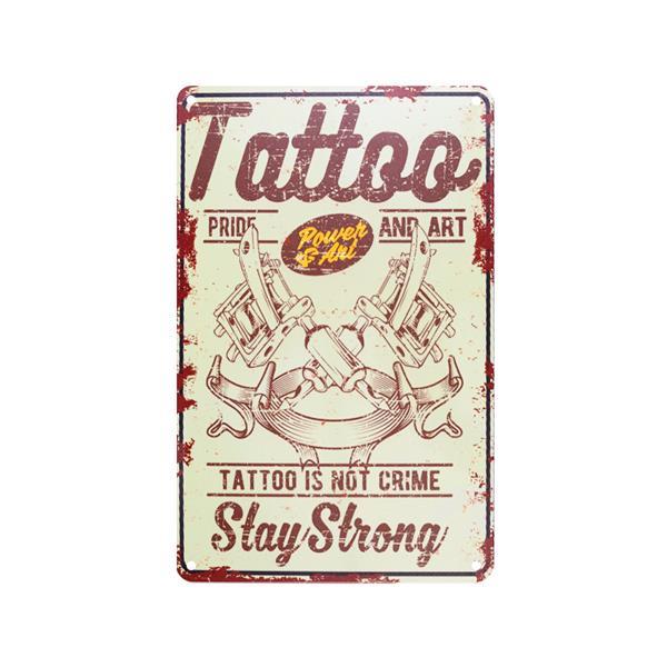 Grote foto bord alu tattoo ta109 kleding dames sieraden