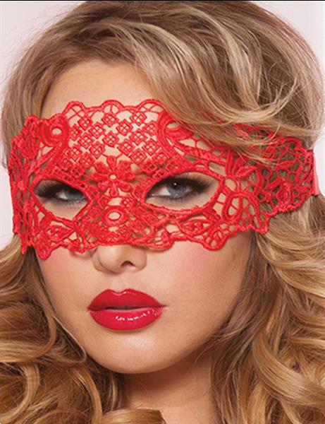Grote foto betoverend rood kanten oogmasker as n 15 erotiek maskers