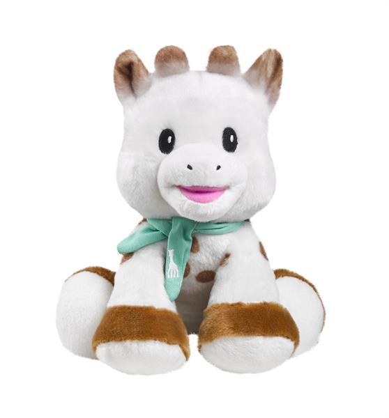 Grote foto knuffel giraffe 20cm sophie de giraf kinderen en baby knuffels en pluche