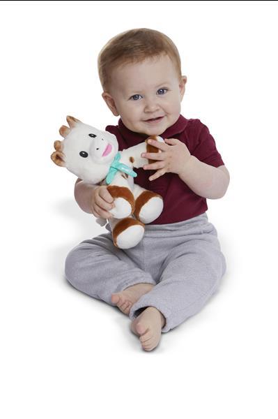 Grote foto knuffel giraffe 20cm sophie de giraf kinderen en baby knuffels en pluche